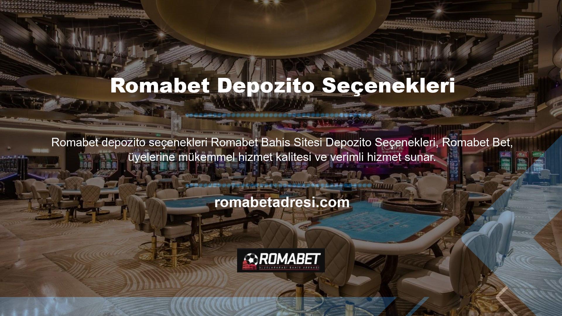 Bu web sitesine kaydolduğunuzda, depozito seçeneklerini kontrol ettiğinizden emin olun