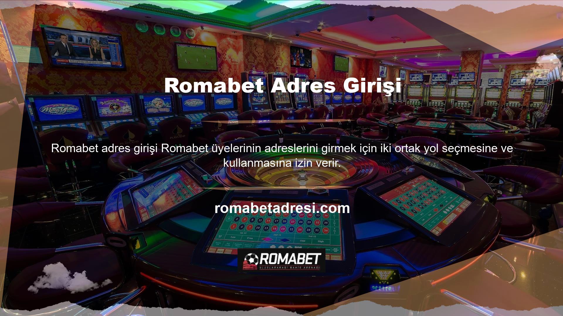 Romabet ayrıca üyelerinin sanal kartı kullanarak yatırım yapmasına izin verir ve bunu yapmalarını kolaylaştırır